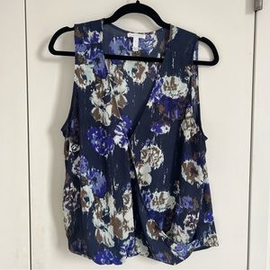 Floral Sleeveless Blouse